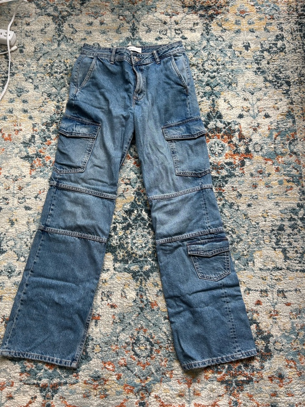 Zara Cargo Jeans